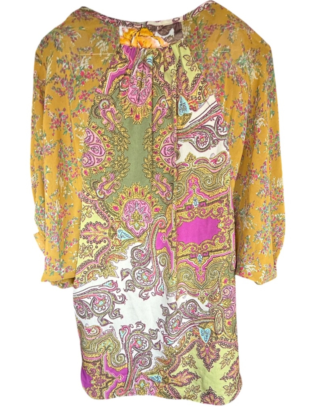 Ivy Jane Multi Color Blouse Sz XS - Picture 3 of 6